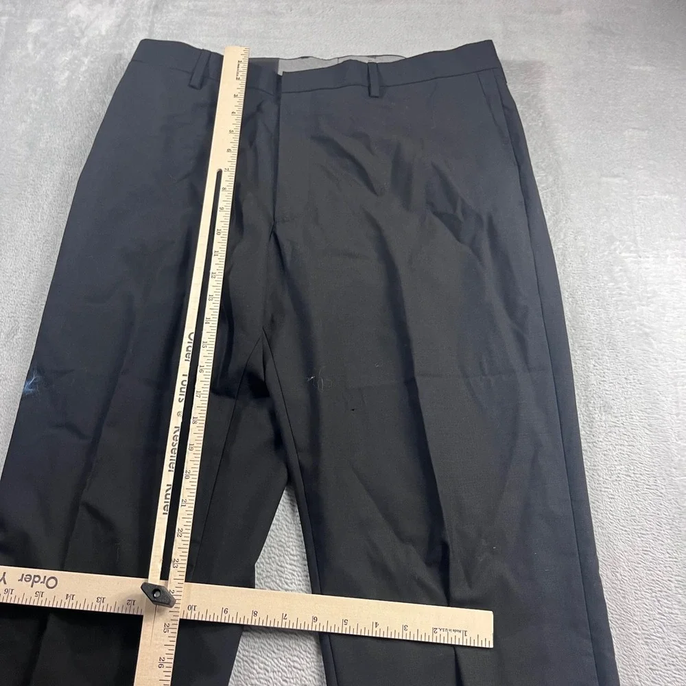 Banana Republic Mens Classic Fit Wool Dress Pants Black 34x34 NWT